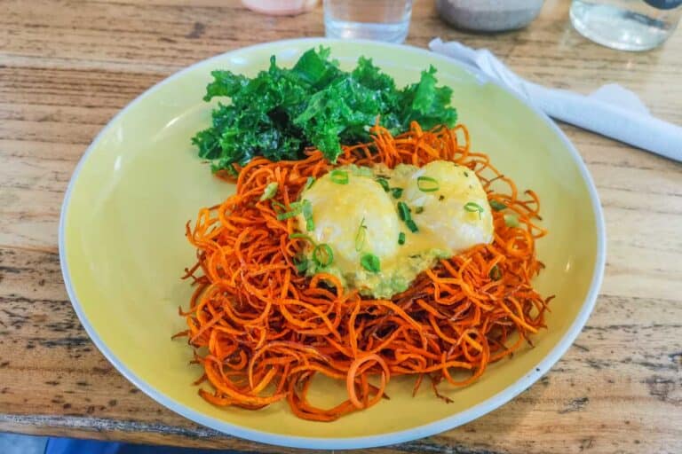 A delicious breakfast at Destiny Cafe, Nosara, Costa Rica