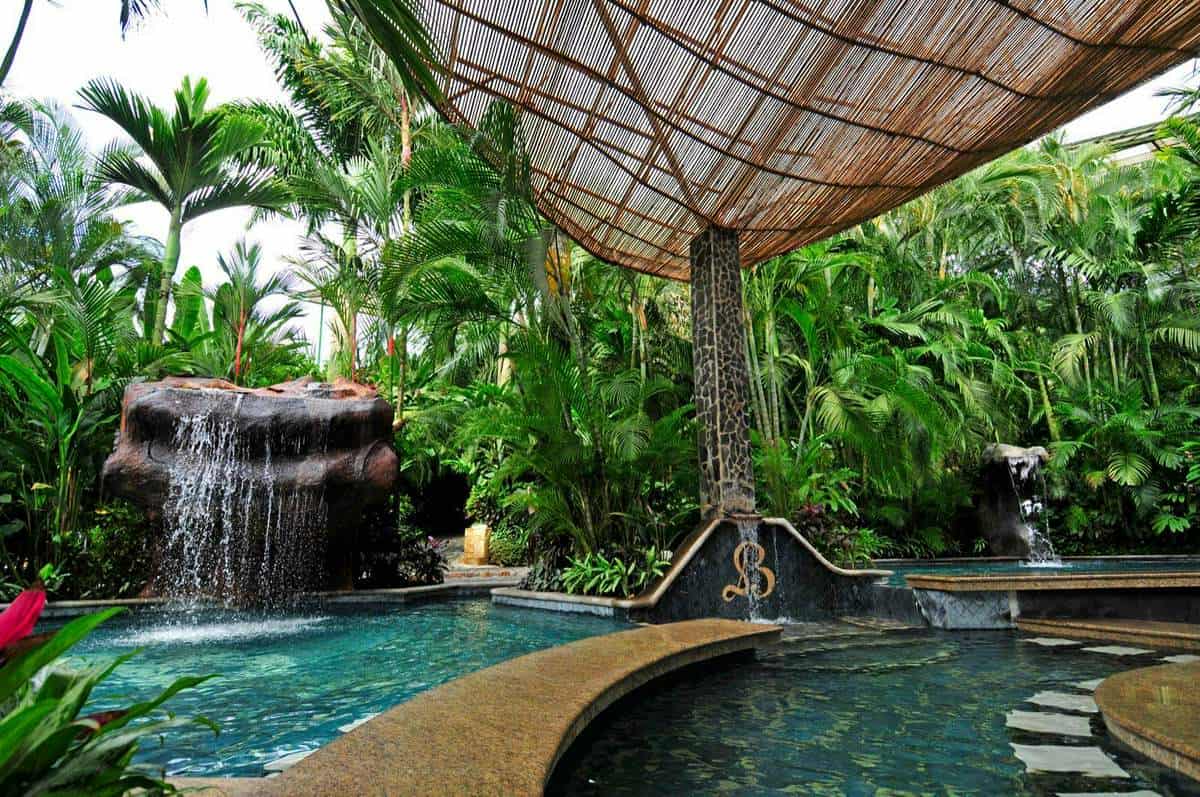 Pool area of Baldi Hot Springs Hotel & Spa in La Fortuna