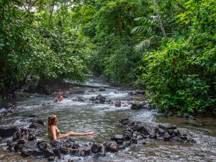 Free hot springs in La Fortuna 1