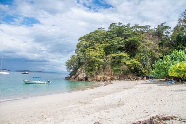 The main beach on Tortuga Island, Costa Rica