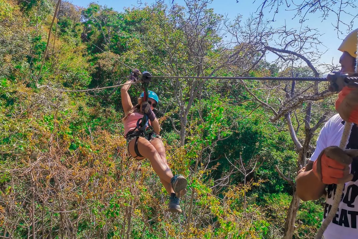 Ziplining in Montezuma