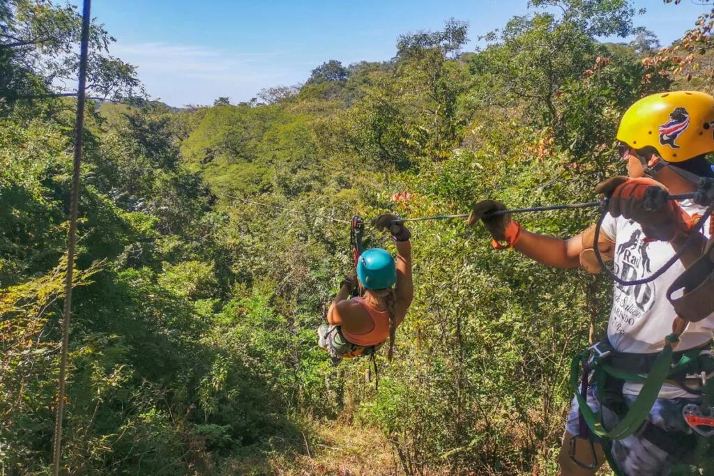 Ziplining in Tamarindo