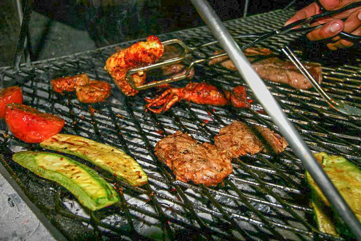 the grill at Lagarto in Manuel Antonio, Costa Rica