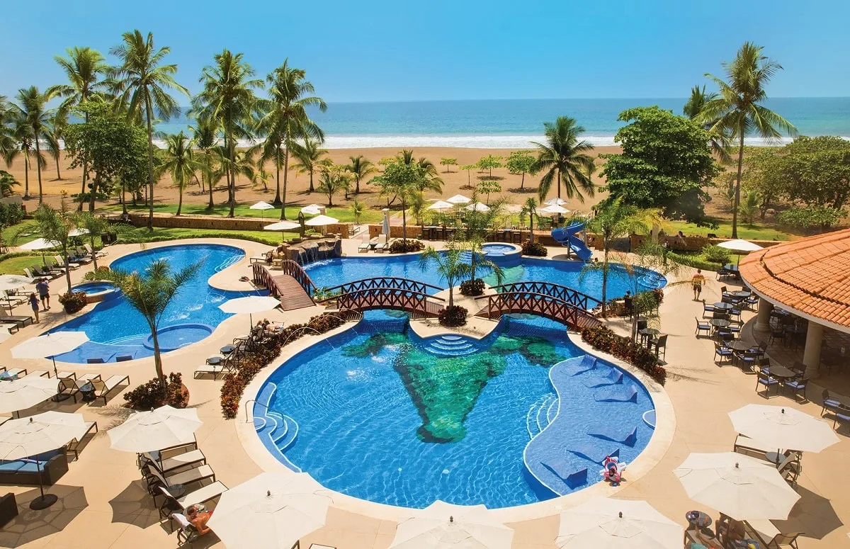 beachside pool at Crocs Resort & Casino
