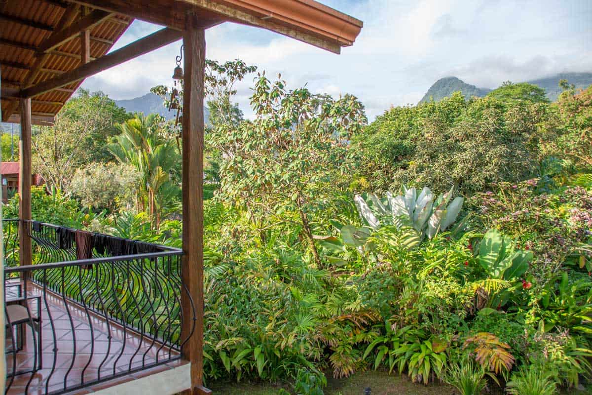 A hotel balcony at casa Luna Hotel