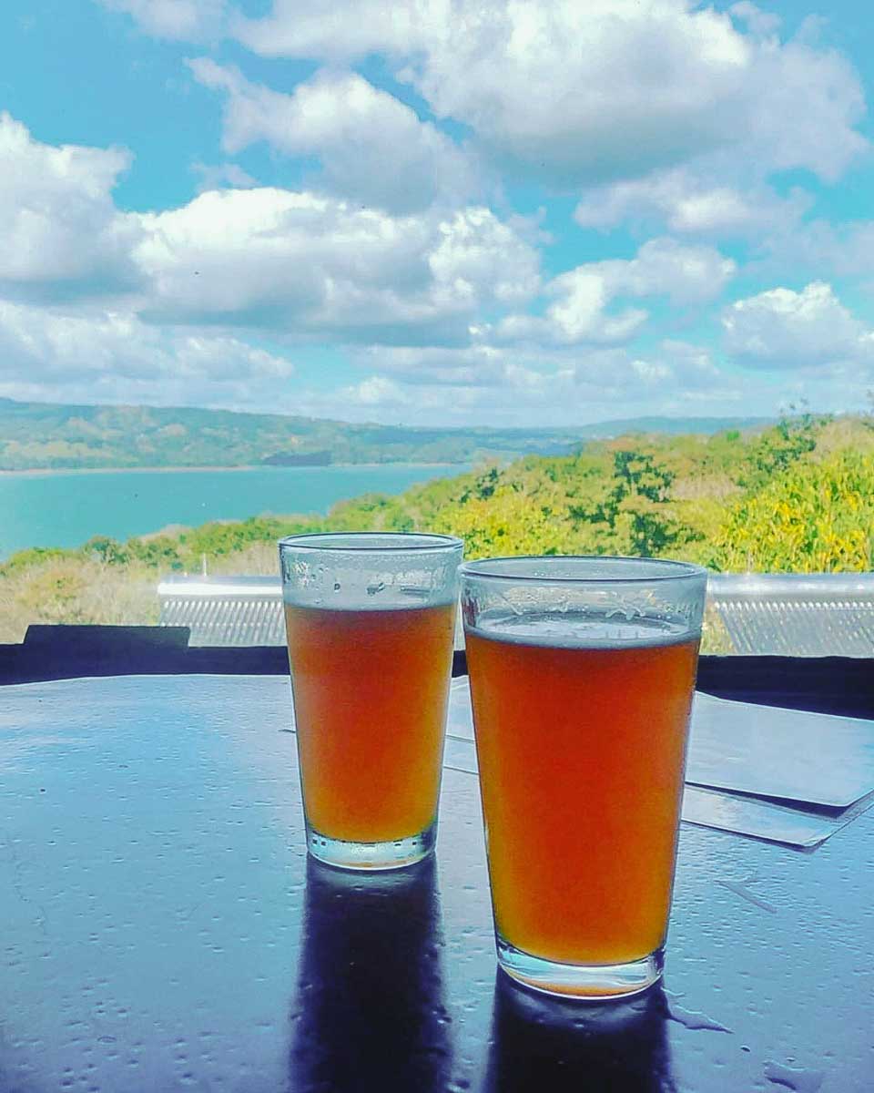 Beers at Lake Arenal Hotel and Brewery