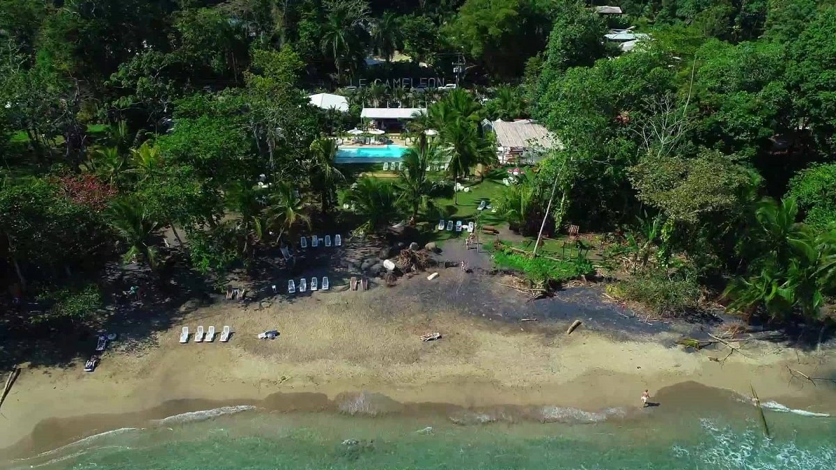 aerial view of Le Cameleon Boutique Hotel