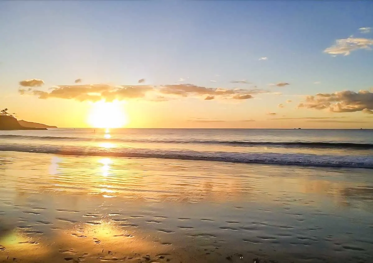 Playa Flamingo, Sunset