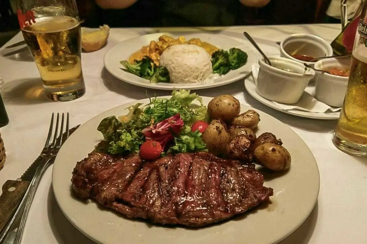 Steak at La Esquina de Buenos Aires