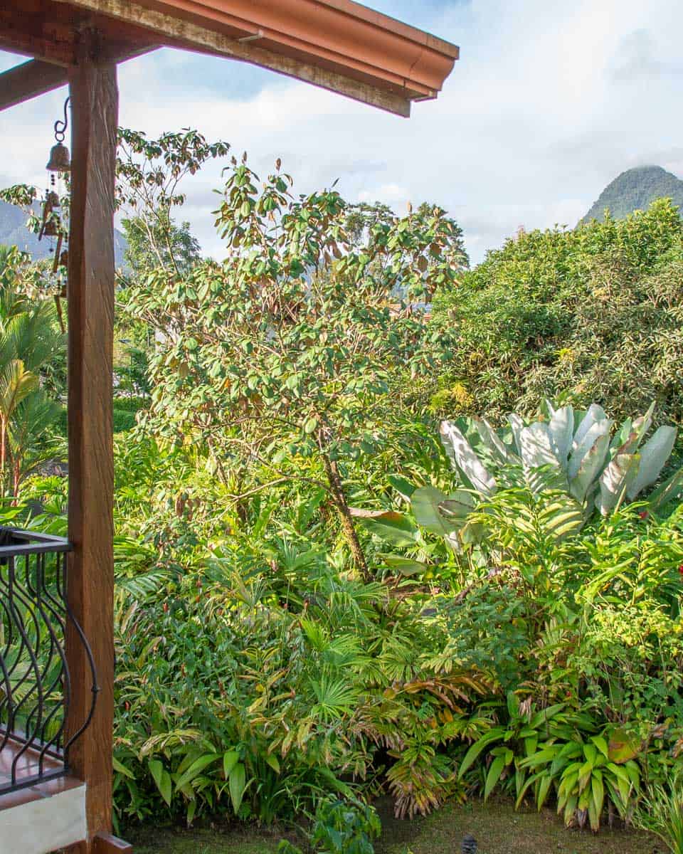 View from Balcony at Casa Luna La Fortuna