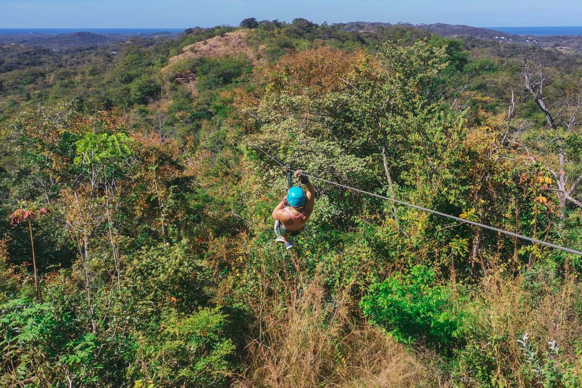 Ziplining in Jaco, Costa Rica