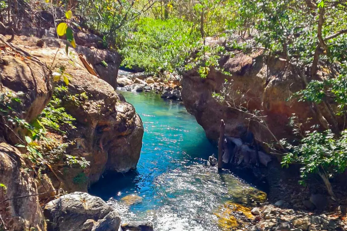 River on the way to La Leona Waterfall