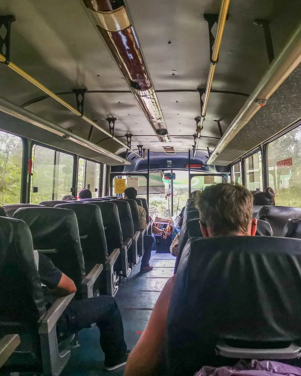 On a bus going to Puerto Viejo, Costa Rica
