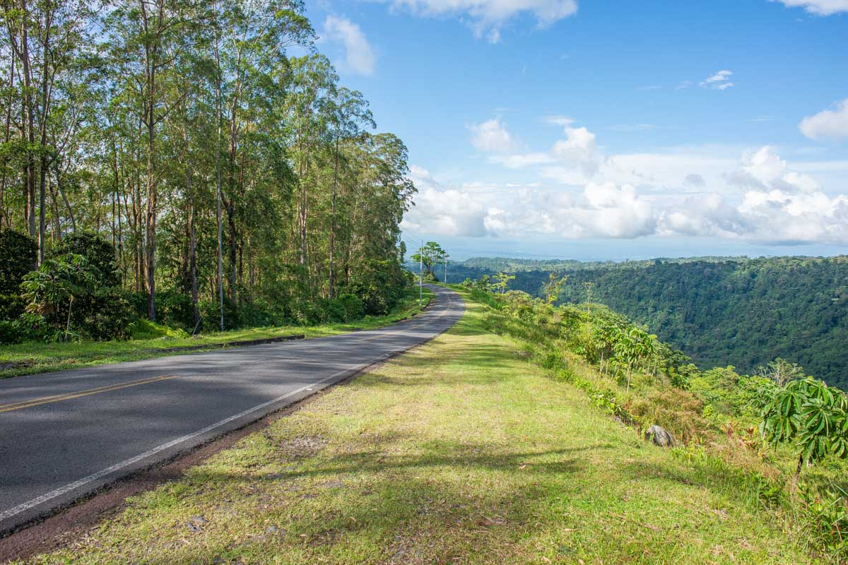 Beautiful highway between San Jose and La Fortuna in Costa Rica