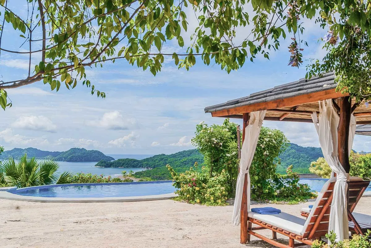 View from the pool area of Eco Boutique Hotel Vista Las Islas Reserva Natural