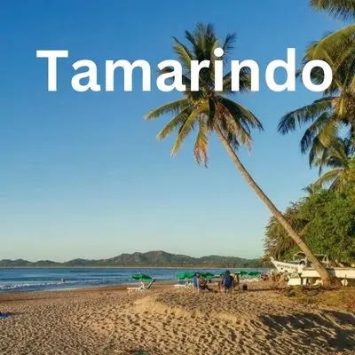 A beach in Tamarindo, Costa Rica