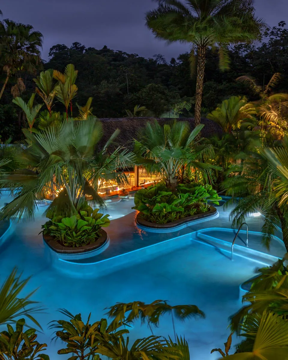 Thermal Pool at Tabacon Thermal Resort and Spa in Costa Rica