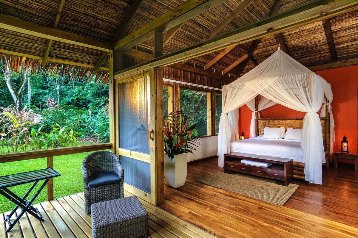Room at Pacuare Lodge in Costa Rica