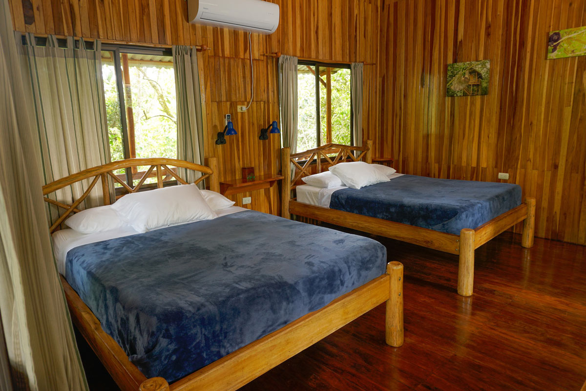 Bedroom at Tree Houses Hotel in Costa Rica