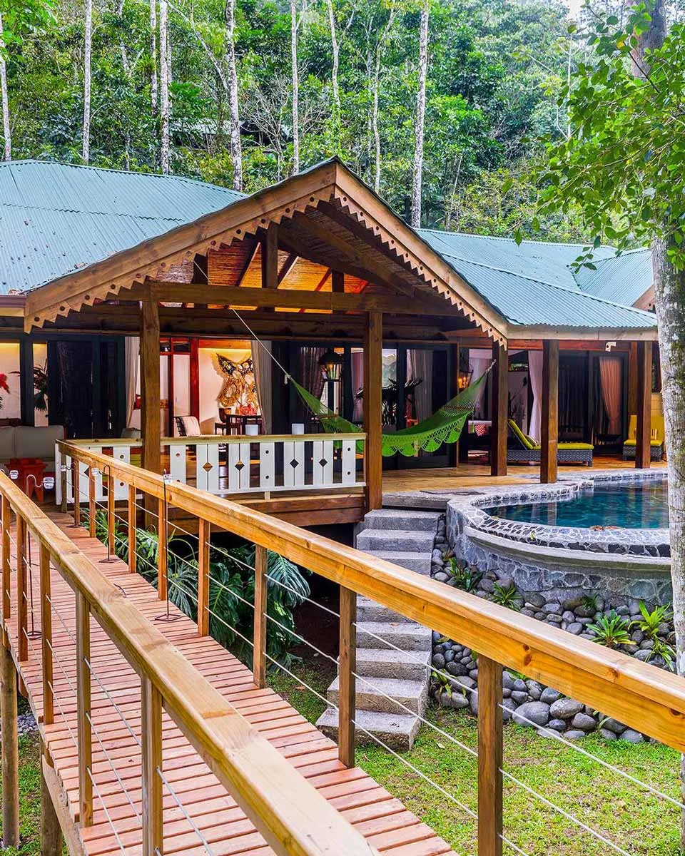 Luxurious Jaguar Villa at Pacuare Lodge