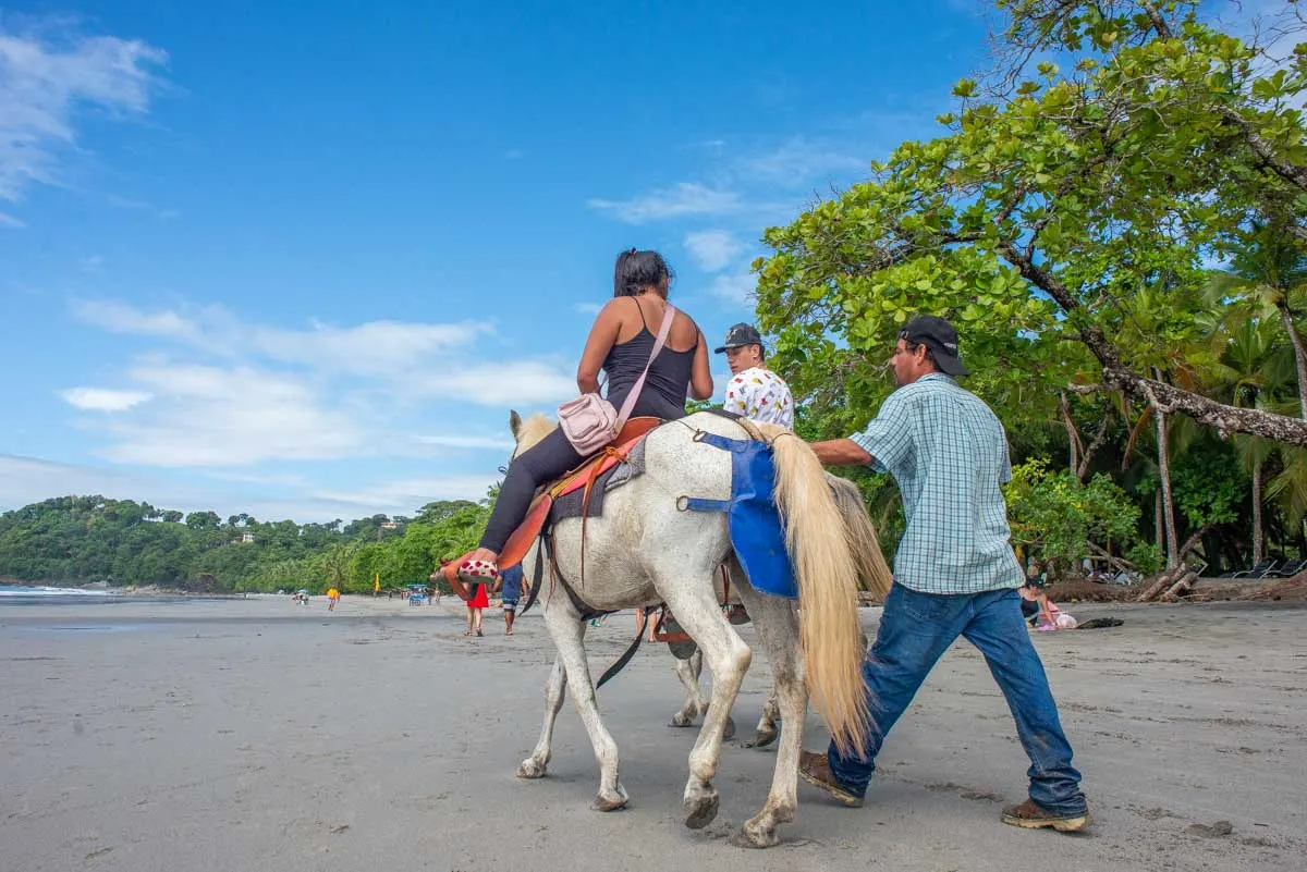 Horseback riding in Manuel Antonio, Costa Rica
