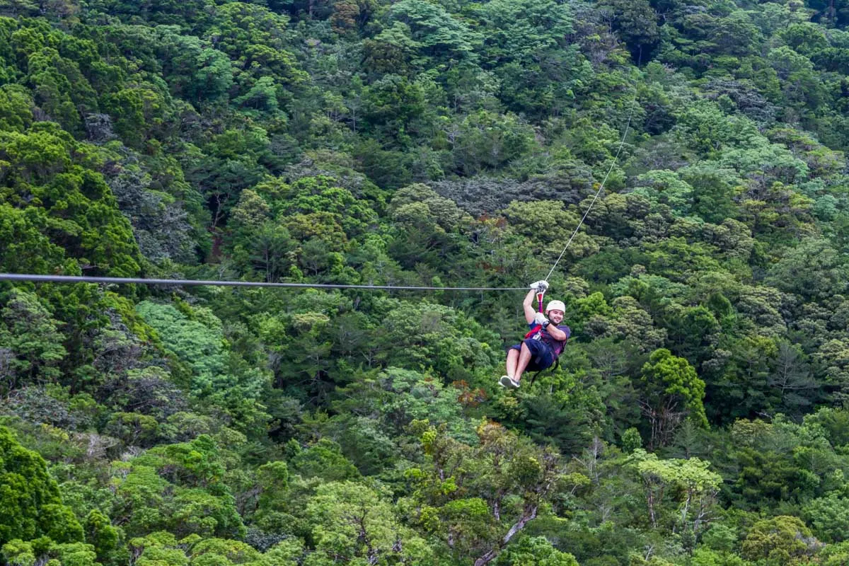 Ziplining in La Fortuna, Costa Rica (2)