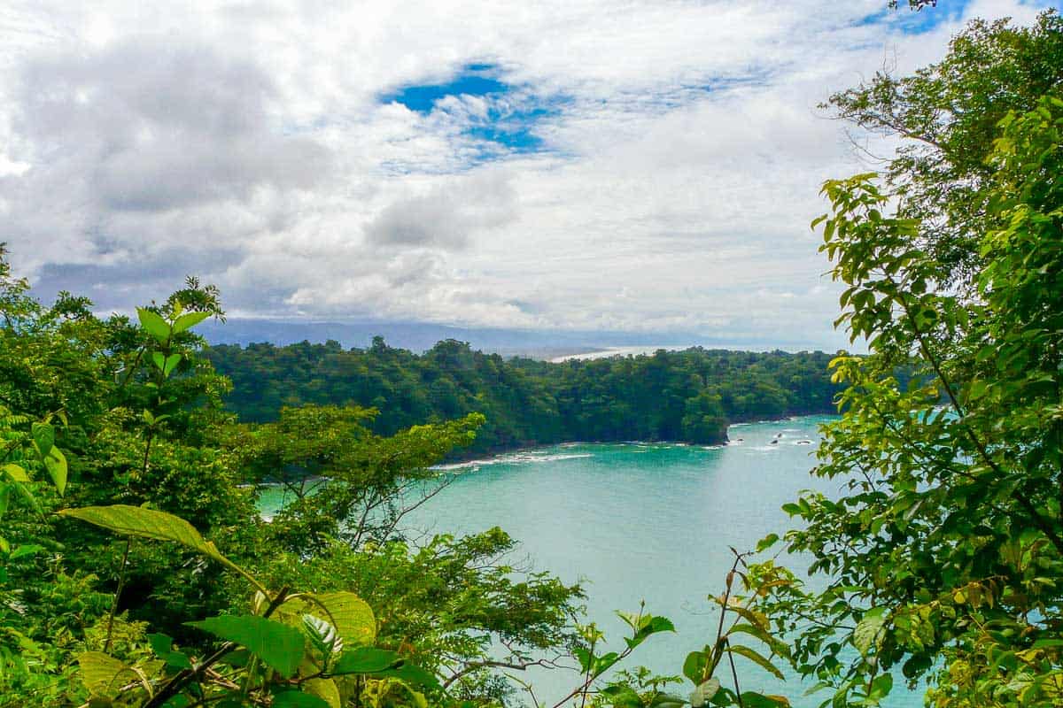 Manuel Antonio National Park view of beautiful beach Costa Rica