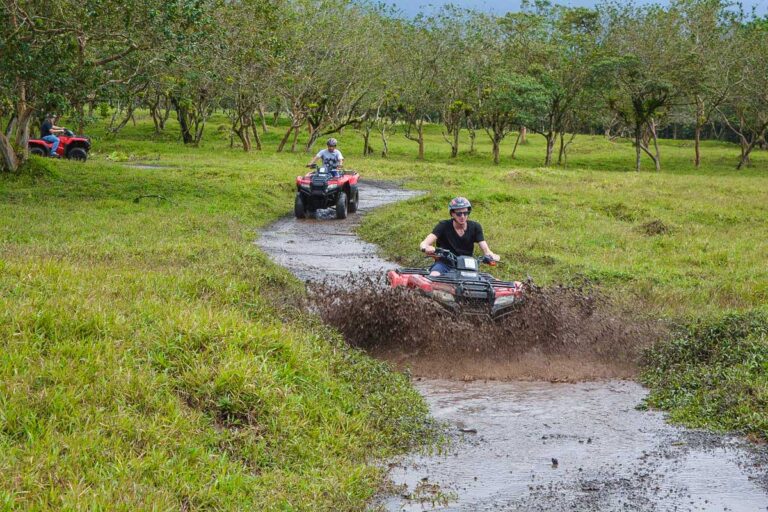 Riding an ATV in Manuel Antonio Costa Rica