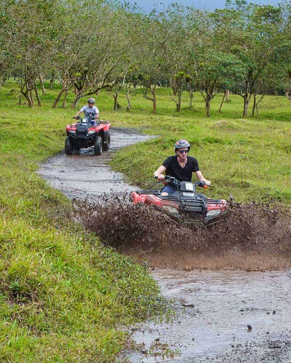 Riding an ATV in Tamarindo, Costa Rica 1