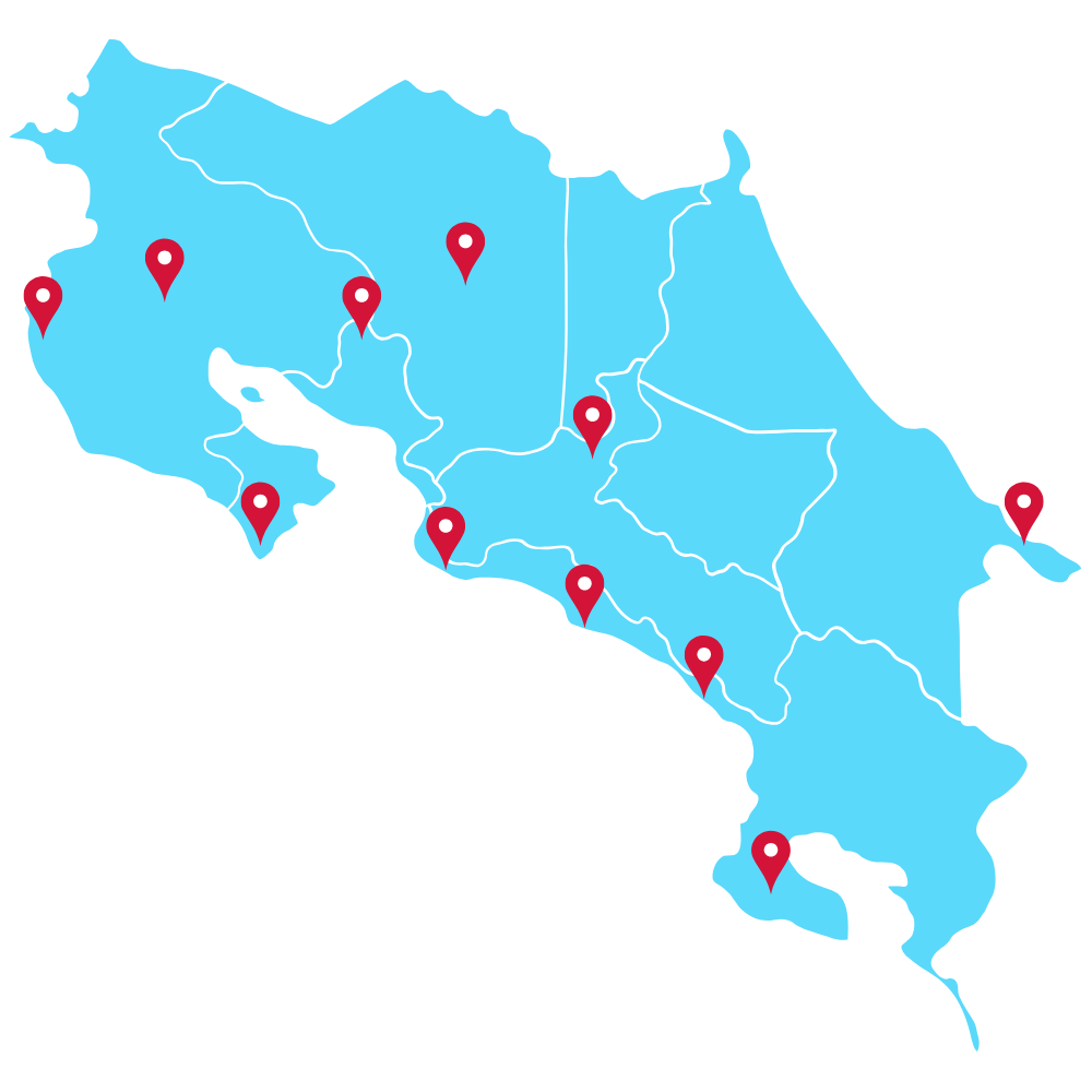 Destinations Map