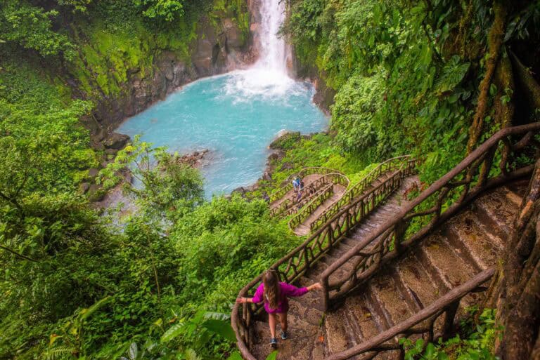 Bailey at Rio Celeste Waterfall in Costa Rica (2)