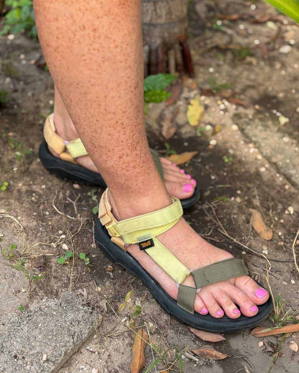 Teva sandals for the Costa Rica packing list (1)