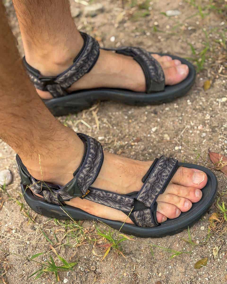 Teva sandals for the Costa Rica packing list (2)